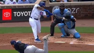 Moisés Ballesteros mostró poder con su primer jonrón en la MLB Moisés Ballesteros mostró poder con su primer jonrón en la MLB