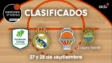 ¿Cuáles equipos jugarán la Supercopa Endesa de baloncesto?
