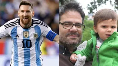 La reacción Luis Chataing por el encuentro de su hijo con Lionel Messi ¡Un sueño! 