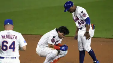 ¿Nueva lesión? Carlos Mendoza se pronuncia tras el pelotazo a Francisco Álvarez ¿Nueva lesión? Carlos Mendoza se pronuncia tras el pelotazo a Francisco Álvarez