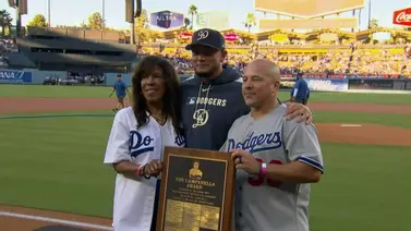 Miguel Rojas recibió este premio de Dodgers por segundo año consecutivo