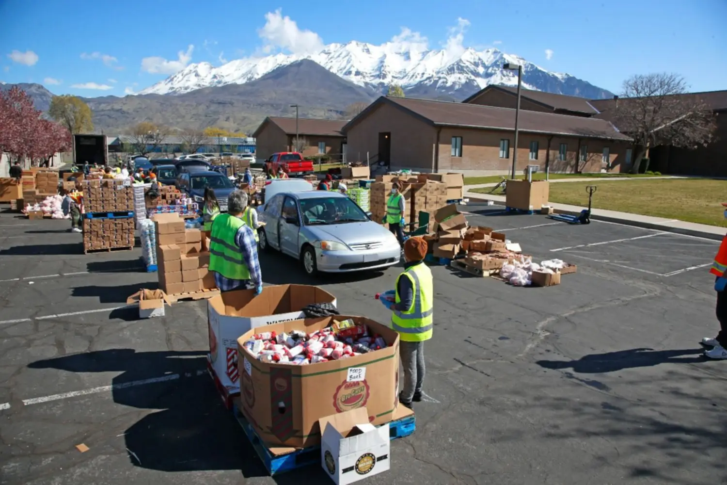 Despensas móviles del Banco de Alimentos de Utah