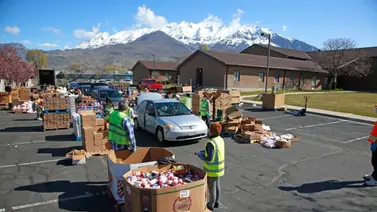 Despensas móviles del Banco de Alimentos de Utah