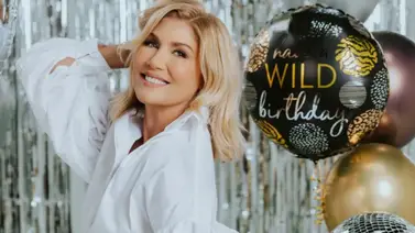 Maite Delgado recibió los 59 años como una estrella de la animación