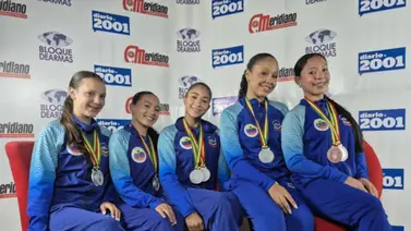 ¡Orgullo venezolano en la gimnasia rítmica! Atletas regresan a casa con medallas del Sudamericano