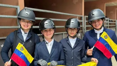 ¡Venezuela hace historia! Jóvenes jinetes se coronan campeones mundiales ecuestres en Francia