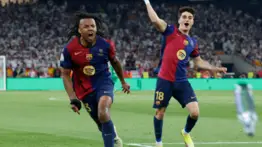 Koundé empuja al Barcelona con un gol en el momento más importante 