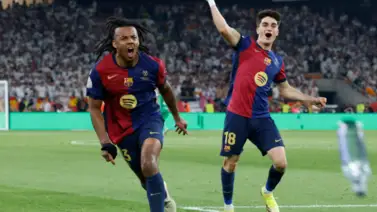 Koundé empuja al Barcelona con un gol en el momento más importante Koundé empuja al Barcelona con un gol en el momento más importante