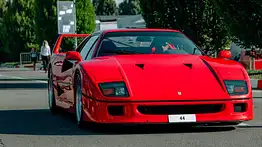 GP de Italia: Hamilton acelera con el Ferrari F40 para romper este empate con Michael Schumacher