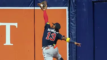 MLB: Una atrapada de feria de Ronald Acuña Jr. salva a los Bravos en Miami MLB: Una atrapada de feria de Ronald Acuña Jr. salva a los Bravos en Miami