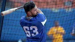 LVBP: Ex receptor del Magallanes presente en los entrenamientos del Leones del Caracas