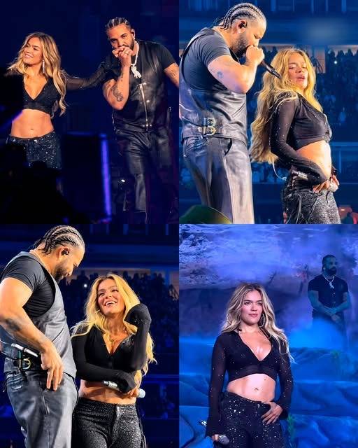 El candente baile de Drake y Karol G en Houston El candente baile de Drake y Karol G en Houston
