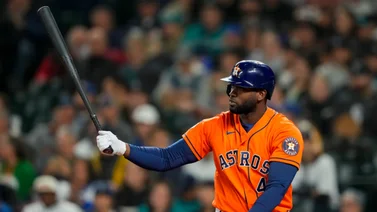 Álvarez brilla con el bate en Houston / Foto: AP
