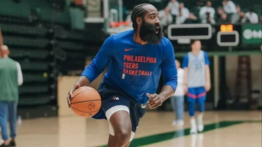 NBA: James Harden se sumó a entrenamientos de los Sixers (+Video)