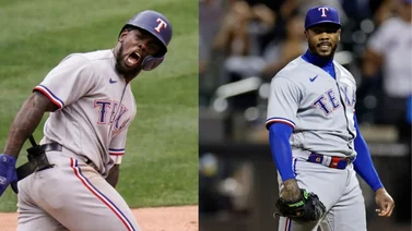 MLB: Cubanos Adolis García y Aroldis Chapman destacaron en clasificación de Rangers (+Video)