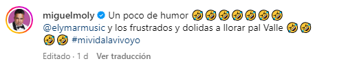 ¡Upa picarón! Miguel Moly presume en redes que el encanta hacer el “delicioso” con su novia 