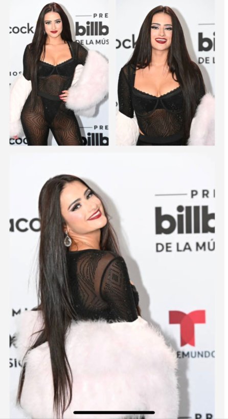La cantante venezolana Aiona Santana derrocha glamour en los Premios Billboard 2323