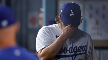 Kershaw solo pudo sacar un out / Foto: EFE