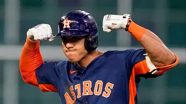 Jeremy Peña ha sido uno de los mejores bates de Houston. / Foto: AP