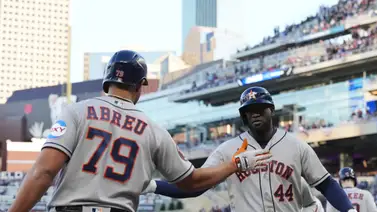 Yordan Álvarez tiene 4 jonrones en la postemporada 2023. / Foto: AP Yordan Álvarez tiene 4 jonrones en la postemporada 2023. / Foto: AP