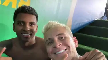 ¡Charla de "Peixes"! estos excompañeros en Santos se encuentran post partido (+video) ¡Charla de "Peixes"! estos excompañeros en Santos se encuentran post partido (+video)