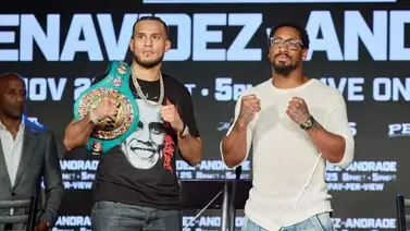 Así fue el primer careo del mexicano David Benavidez ante Demetrius Andrade (+Video) Así fue el primer careo del mexicano David Benavidez ante Demetrius Andrade (+Video)