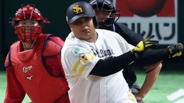 Astudillo en la Liga Japonesa de Beisbol