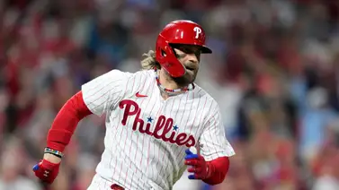 Harper tiene 4 jonrones en la postemporada 2023 / Foto: AP Harper tiene 4 jonrones en la postemporada 2023 / Foto: AP