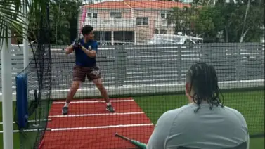 Mira a Miguel Cabrera como coach de bateo de su hijo Christopher (+Videos) Mira a Miguel Cabrera como coach de bateo de su hijo Christopher (+Videos)