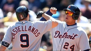 MLB: Mira las palabras de Miguel Cabrera que impulsaron la carrera de Nick Castellanos 