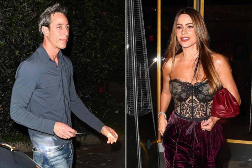 ¿Superó el despecho? Sofia Vergara es capturada con un apuesto hombre cenando