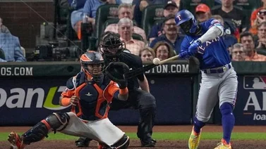 MLB: Adolis García y los Rangers de Texas pegan primero en el juego 7 de la Serie (+Vídeo)