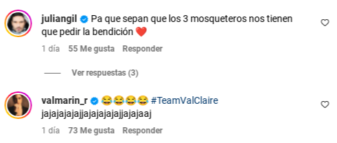 Marie Claire Harp confesó que tiene una relación abierta con Julián Gil y su prometida