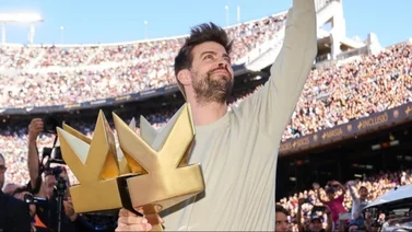 Vea el curioso momento protagonizado por Gerard Piqué y su caída estrepitosa  (+Video)