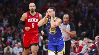 NBA: Así fue el triplazo de Stephen Curry que dejó en ridículo a Dillon Brooks (+Video)
