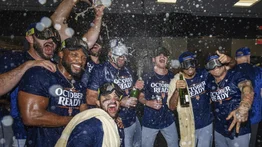 MLB: ¡Cómo amigos! Bravos y Mets celebraron su pase a postemporada (+Video)  
