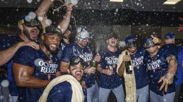 MLB: ¡Cómo amigos! Bravos y Mets celebraron su pase a postemporada (+Video)  
