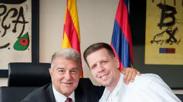 Estas fueron las primeras palabras de Szczęsny al ser presentado con el Barcelona (+Video) Estas fueron las primeras palabras de Szczęsny al ser presentado con el Barcelona (+Video)