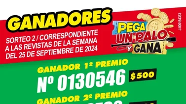 Primera ganadora de $300 con Pega un Palo y Gana 