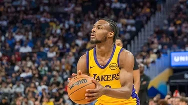 NBA: Bronny James se lució en su debut con Lakers al dar un espectacular bloqueo (+Video)
