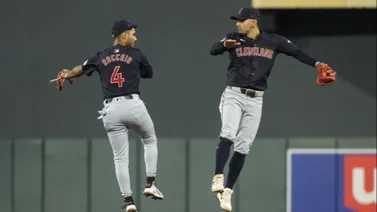 MLB: Andrés Giménez y Brayan Rocchio se lucieron como la única dupla con este excelso número defensivo