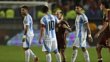 Lionel Messi y Yeferson Soteldo tuvieron un picante cruce tras el pitazo final (+Video) Lionel Messi y Yeferson Soteldo tuvieron un picante cruce tras el pitazo final (+Video)