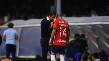 Chicharito Hernández contundente con Fernando Gago Chicharito Hernández contundente con Fernando Gago