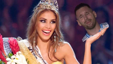 Video | Dayana Mendoza se ríe de Lionel Messi 