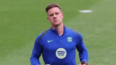 Marc Ter Stegen se reincorpora a los entrenamientos del FC Barcelona Marc Ter Stegen se reincorpora a los entrenamientos del FC Barcelona