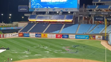 LVBP: Así quedó el terreno del Estadio Monumental luego de las fuertes lluvias en Caracas (+Video)