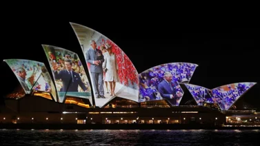 Australia le rinde homenaje al Rey Carlos III en la ópera de Sydney