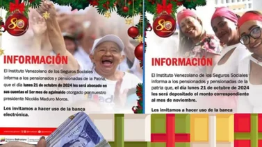 Aguinaldos IVSS octubre