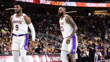 NBA: LeBron y Bronny James compartirían titularidad en el día inaugural 