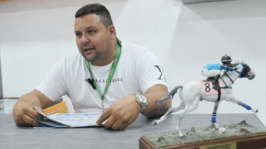 David Palencia confiado con sus ejemplares en el Clásico Simón Bolívar